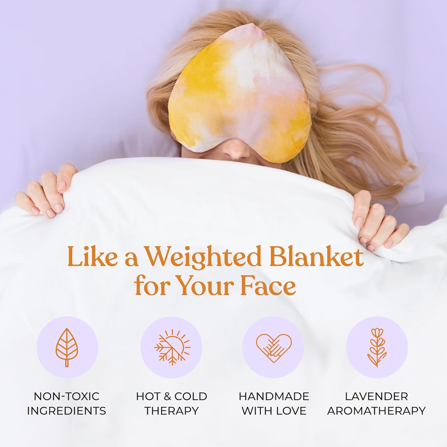 Love Yourself with Our Heart Shaped Weighted Lavender Eye Mask – Perfect for Sleep, Meditation, and Migraine Relief! 🌿💤✨