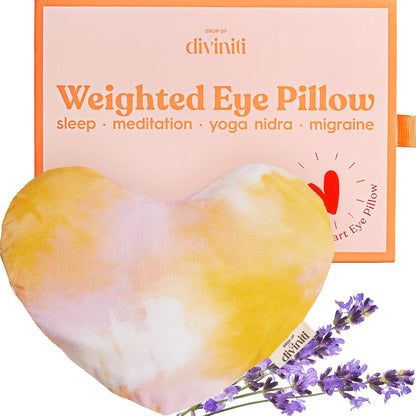 Love Yourself with Our Heart Shaped Weighted Lavender Eye Mask – Perfect for Sleep, Meditation, and Migraine Relief! 🌿💤✨